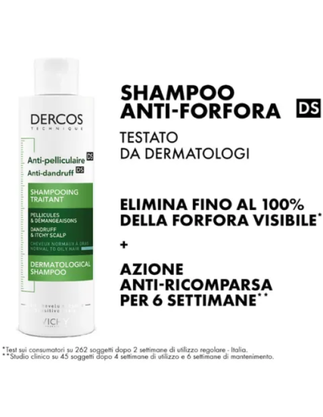 Vichy Dercos Shampoo Antiforfora Capelli Grassi 200ml