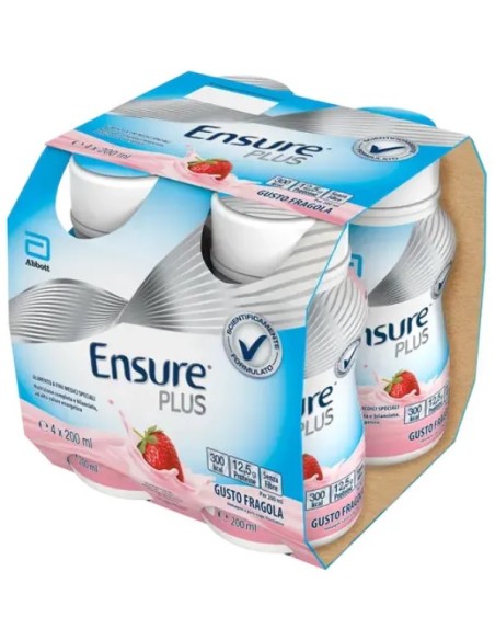 Ensure Plus Fragola 4X200ml