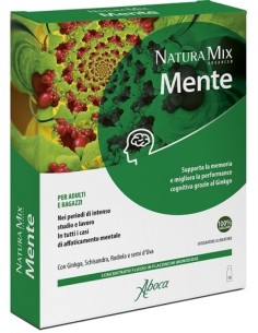 Aboca Natura Mix Advanced Mente 10 Flaconcini 150g