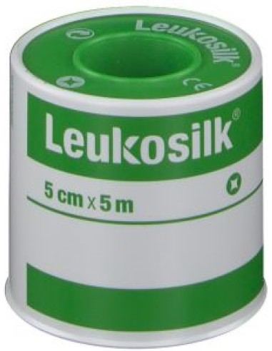 Leukosilk Cerotto Rocchetto 5x5cm 1 Pezzo Bianco