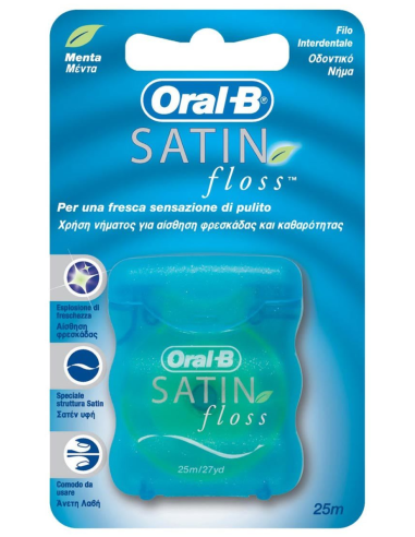 Oral-B Filo Interdentale alla Menta Satin Floss...