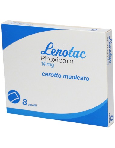 Lenotac 8 Cerotti Medicati 14mg