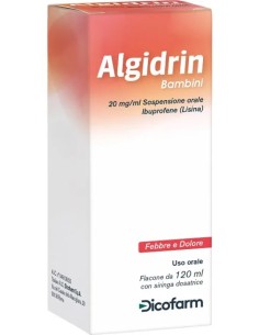 Algidrin Bambini Sospensione Orale 120ml/mg + Siringa 5ml