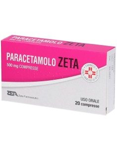 Paracetamolo Zeta 20 Compresse 500mg