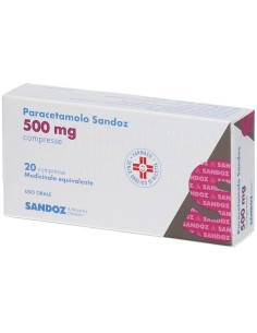 Paracetamolo Sandoz 20 Compresse 500mg