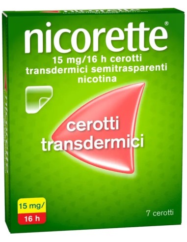 Nicorette 7 Cerotti Transdermici 15mg/16H
