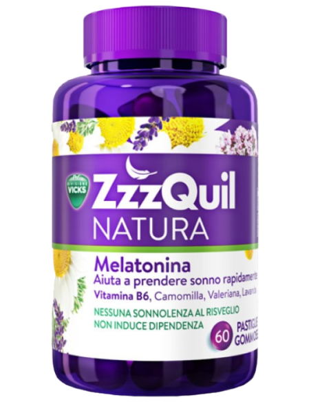 Vicks Zzzquil Natura 60 Pastiglie Gommose