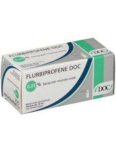 Flurbiprofene Doc Spray Mucosa Orale 15ml 0,25%