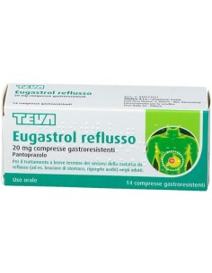 Eugastrol Reflusso 14 Compresse 20mg
