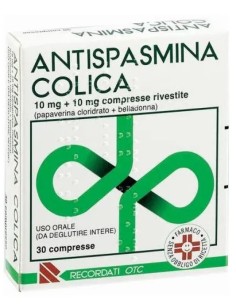 Antispasmina Colica 30 Compresse Rivestite 10mg + 10mg