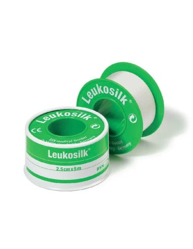 Leukosilk Cerotto Rocchetto Bianco 500X2,5cm 1...