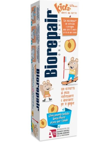 Biorepair Kids Dentifricio Pesca 0-6 Anni 50ml