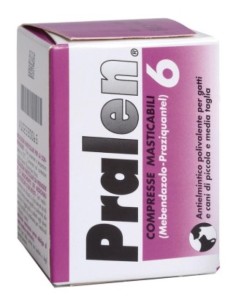 Pralen 12 Compresse Masticabili 240mg Gatti/Cani Taglia...