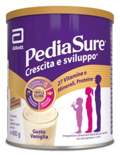 Pediasure Crescita & Sviluppo Rinforza Vaniglia 400g