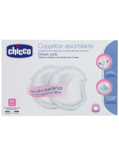 Chicco Coppette Assorbilatte Antibatterica 60 Pezzi