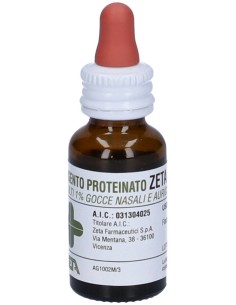 Zeta Argento Proteinato Gocce 10ml 1%