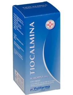 Tiocalmina Sciroppo 200g 1,2g/100ml + 0,1g/100ml