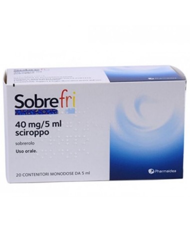 Sobrefri 20 Flaconcini 40mg 5ml Sciroppo