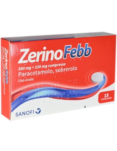 Zerinofebb Adulti 15 Compresse 300+150mg