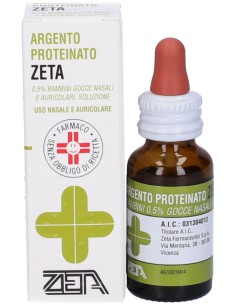 Argento Proteinato Bambini Zeta 0,5% Gocce Orali 10ml