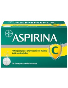 Aspirina C 20 Compresse Effervescenti 400mg Raffreddore...