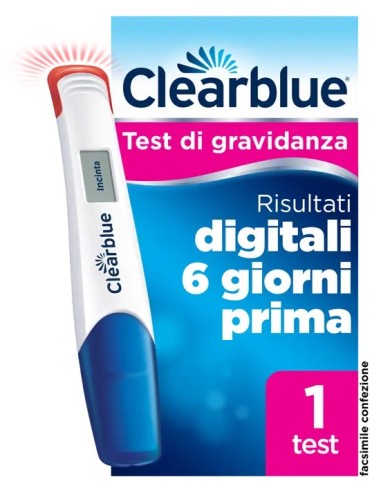 Clearblue Test Gravidanza Digitale Precoce 1 Pezzo