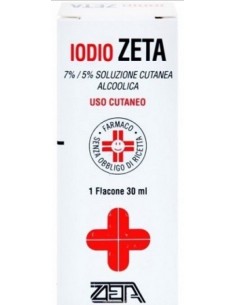 Iodio Zeta Soluzione Cutanea Alcoolica 50ml 7% + 5%