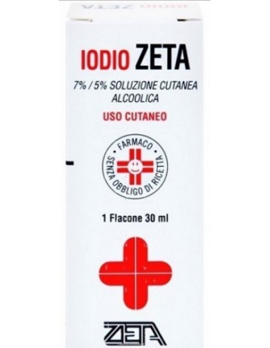 Iodio Zeta Soluzione Cutanea Alcoolica 50ml 7%...