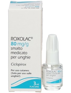 Roxolac Smalto Unghie 3ml 80mg/g