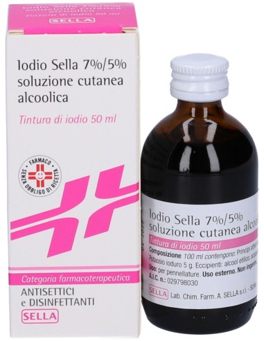 Iodio Sella Soluzione Cutanea 50ml 7% + 5%