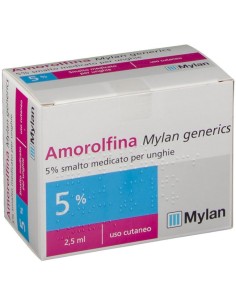 Amorolfina Mylan Smalto unghie 2,5ml 5%