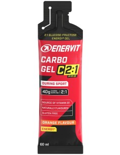 Enervit Carbo Gel C2:1 Pro Gel Energetico 60ml Gusto Arancia