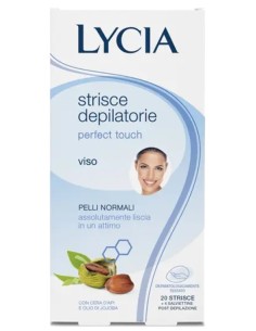 Lycia Perfect Touch Viso 20 Strisce Depilatorie