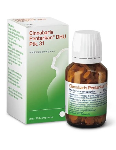 Cinnabaris Pentarkan 31 50g 200 Compresse