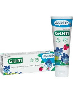 Gum Junior Dentifricio 6+ Anni Gusto Fragola 50ml