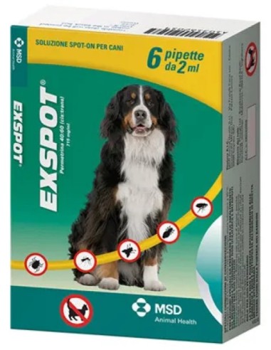 Exspot Spot-On Soluzione 6 Pipette 2ml 715mg/ml...