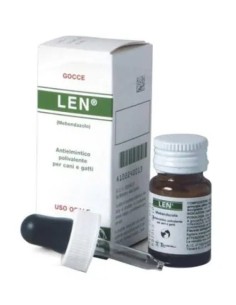 Len Gocce Antielmintico Polivalente per Cani e Gatti 12g