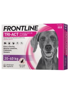 Frontline Tri-Act Soluzione Spot On Cani 20-40Kg 3x4ml