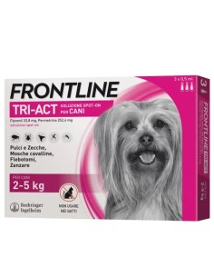 Frontline Tri-Act Soluzione Spot On Cani 2-5kg 3x0,5ml