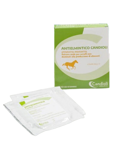 Candioli Antielmintico per Cavalli 4 Buste 12g