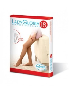 Ladygloria 18 Autoreggente Punta Aperta Daino 2