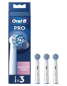Oral-B Power Refill EB60-3 Sensitive Clean 3 Testine di...