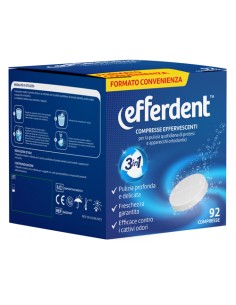 EFFERDENT 92 COMPRESSE EFFERVESCENTI