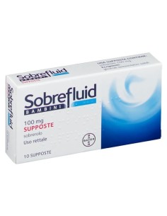 Sobrefluid Bambini 10 Supposte 100mg