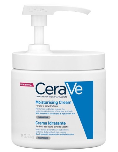 CeraVe Crema Corpo Idratante Pelle Molto Secca...