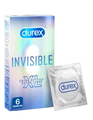 Durex Invisible XL Profilattico 6 Pezzi