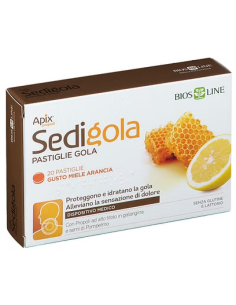 Apix Sedigola Miele/Arancia Propoli 20 Pastiglie