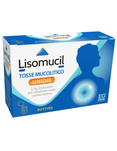 Lisomucil Tosse Mucolitico Unidie Orale 30 Bustine 2,7g