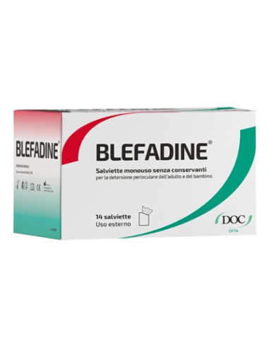 BLEFADINE 14 SALVIETTE MONOUSO PER DETERSIONE...