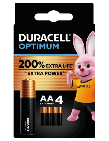 DURACELL OPTIMUM AA B4 16 PEZZI
